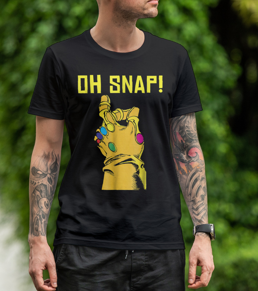 Marvel Oh Snap Infinity Gauntlet Thanos T-Shirt