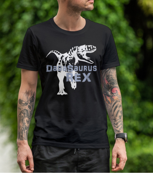 Father Son DaDaSaurus Rex Dinosaur Matching T-Shirt