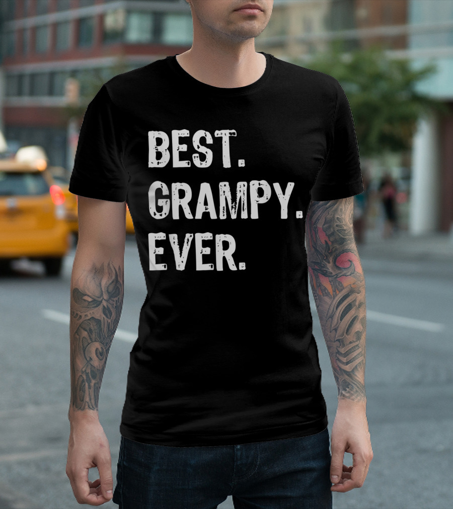 Best Grampy Ever Mens Grandfather T-Shirt