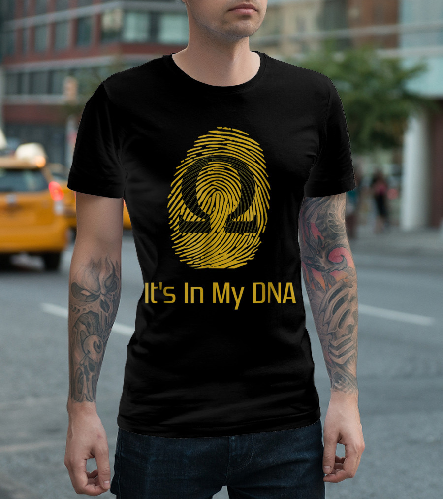 Omega Fingerprint It's In My DNA Psi Purple Phi Gold T-Shirt