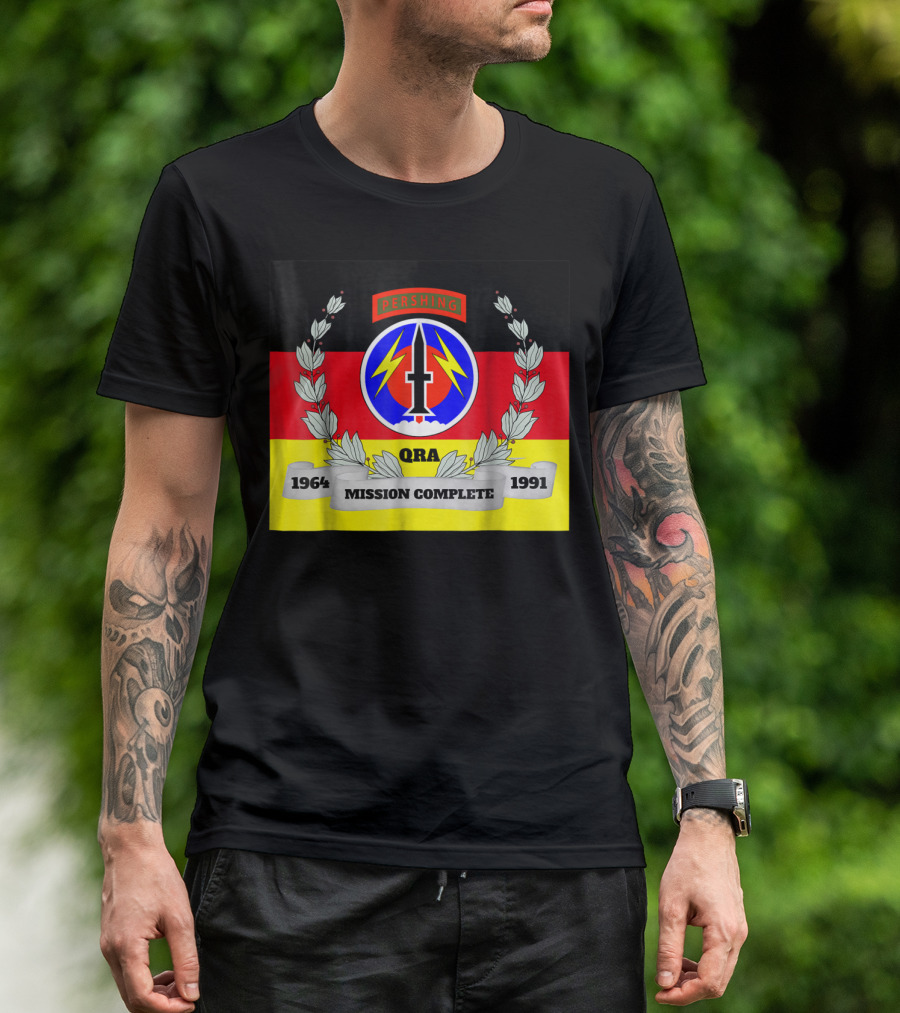 Pershing QRA Mission Complete 1964 To 1991 T-Shirt