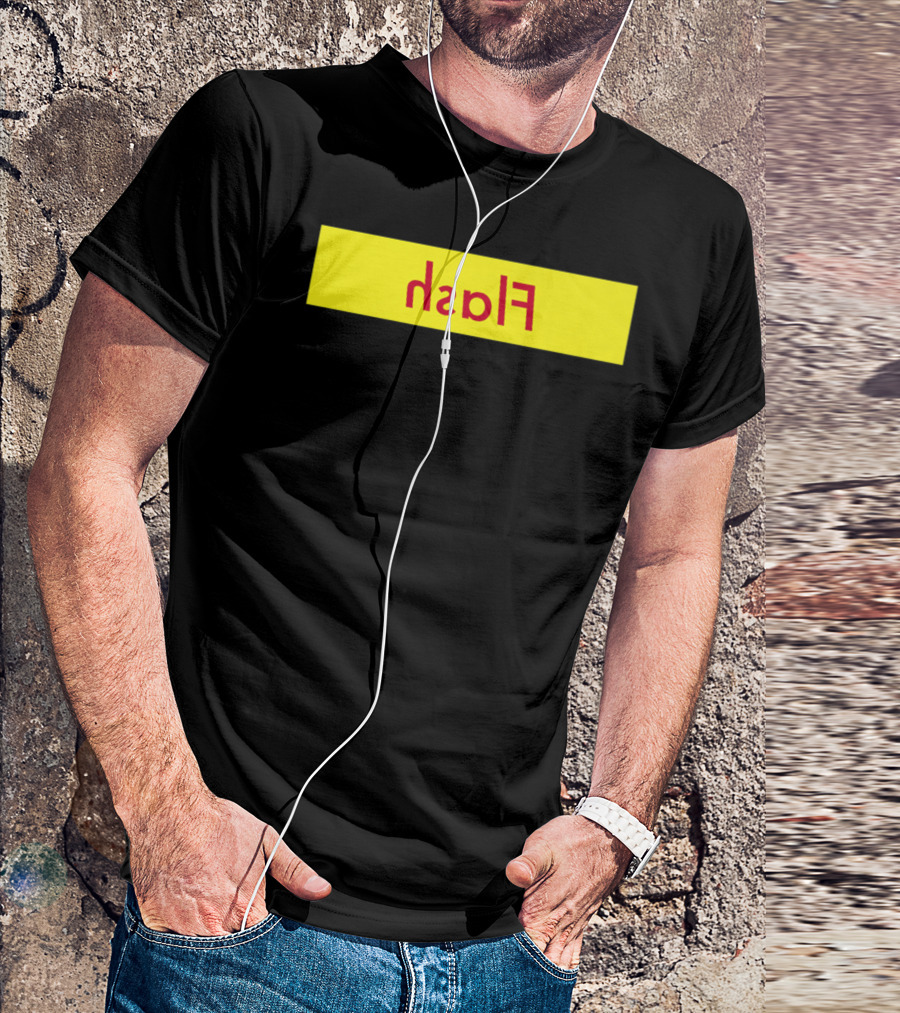 Reverse Flash Yellow Red Text Classic T-Shirt