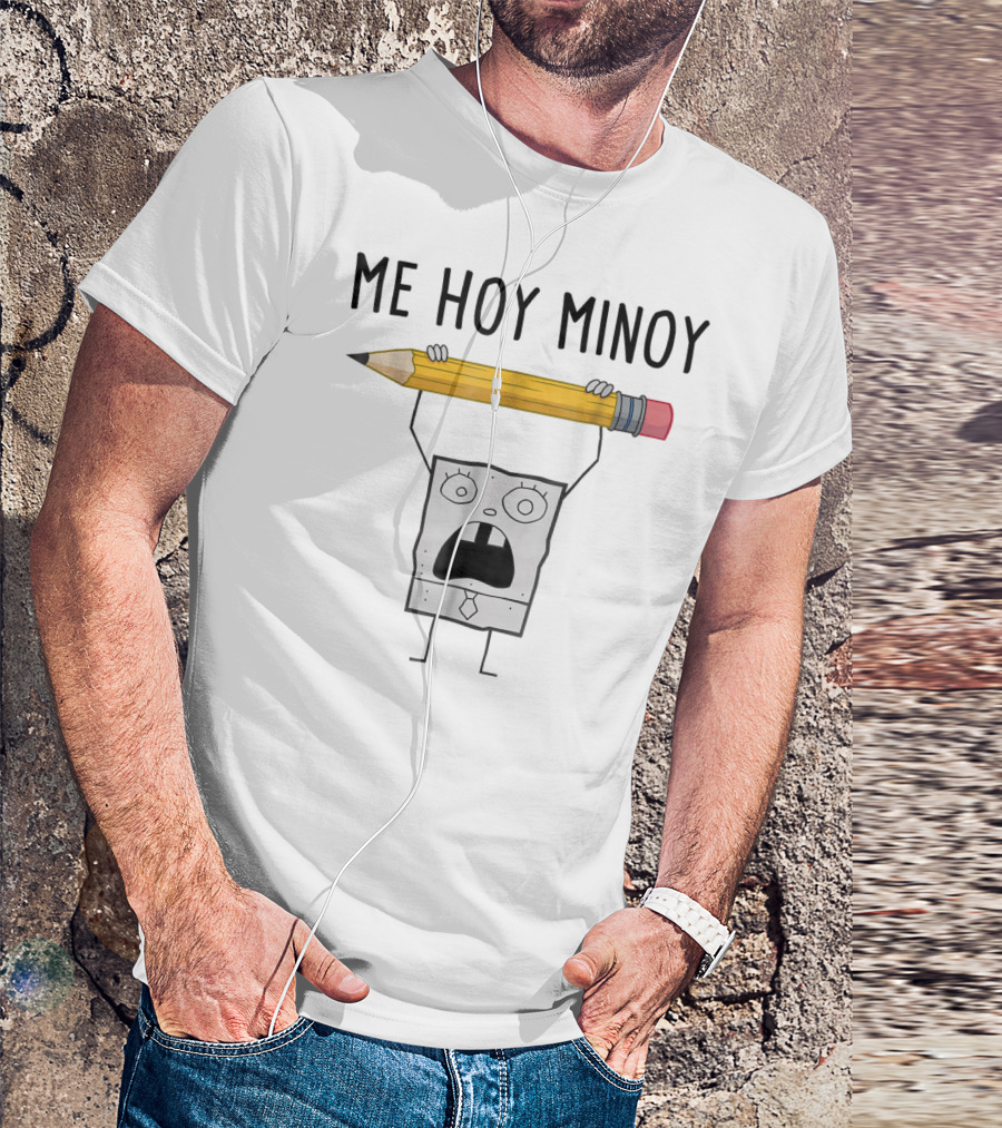Spongebob Squarepants Doodlebob Me Hoy Minoy Pencil T-Shirt