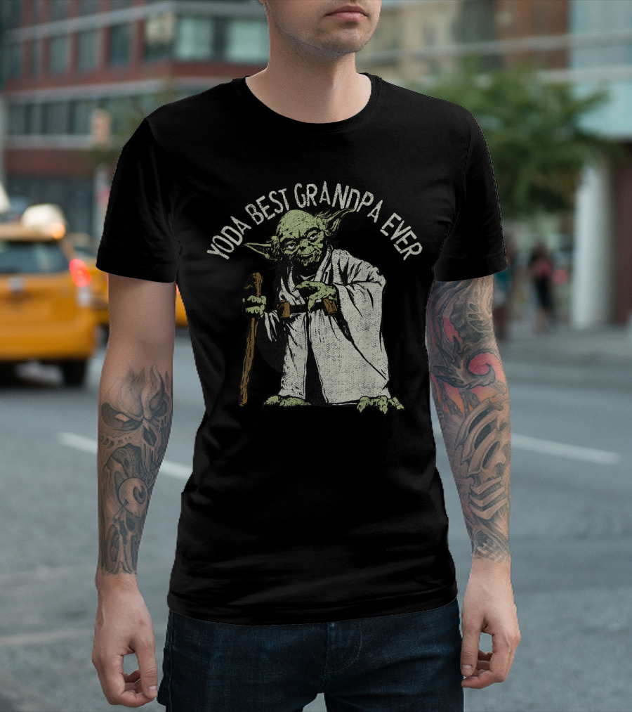 Star Wars Yoda Best Grandpa Ever T-Shirt