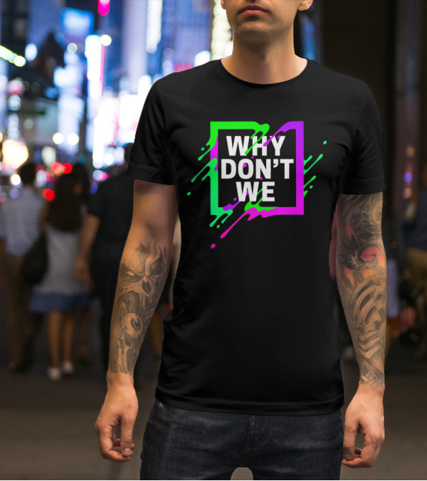 Why Don't We Neon Splash Box T-Shirt