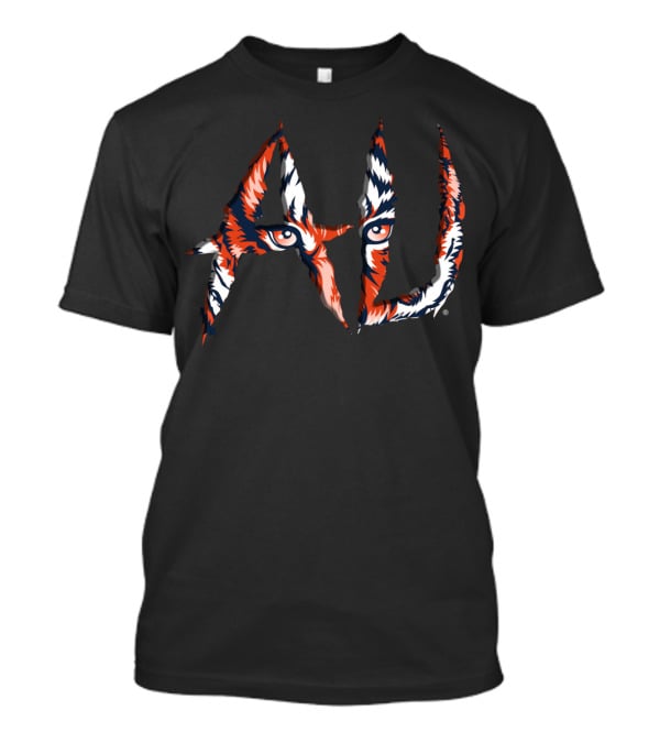Auburn Tigers AU Tiger Scratch Eyes T-Shirt