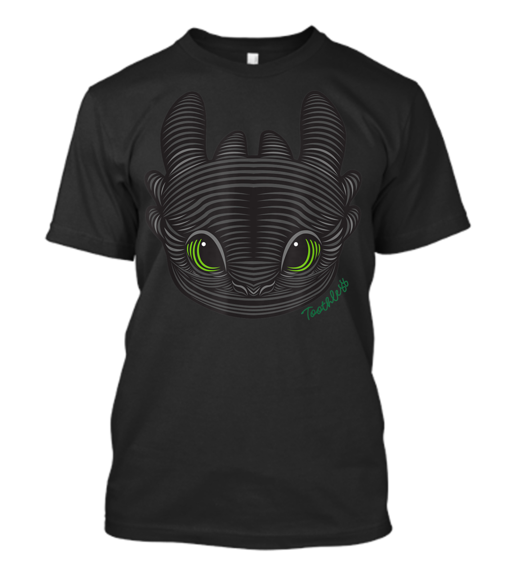 How To Train Your Dragon 3 Hidden World Toothless Green Eyes T-Shirt