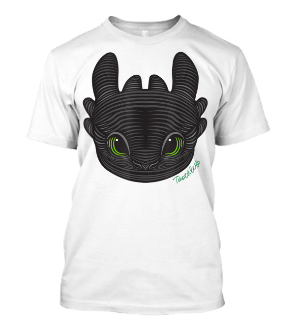 How To Train Your Dragon 3 Hidden World Toothless Green Eyes T-Shirt