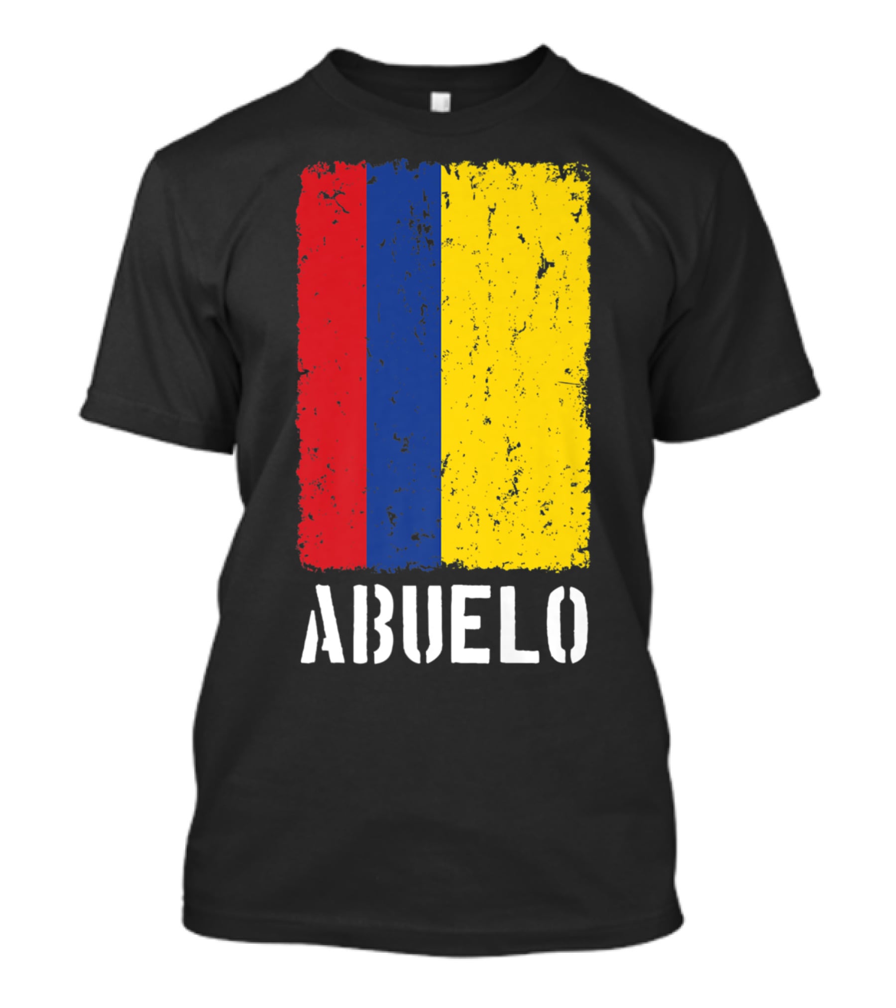 Colombian Grandpa Abuelo Colombia Flag T-Shirt