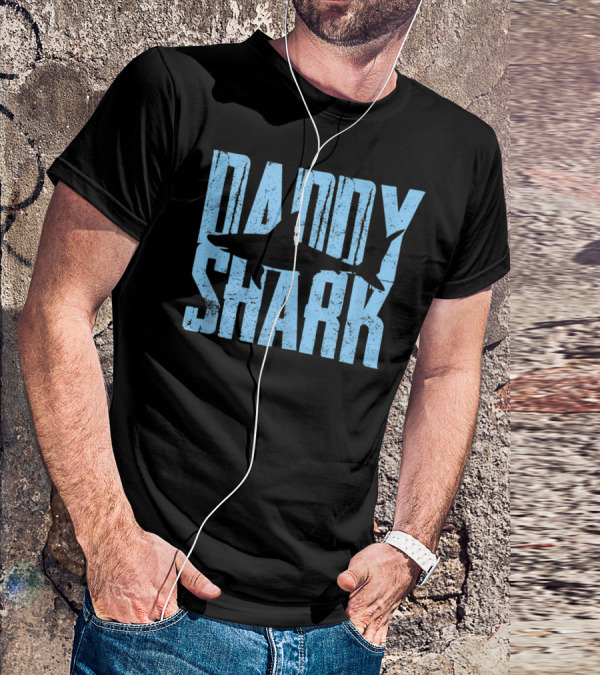 Daddy Shark Father's Day Gift Mens T-Shirt