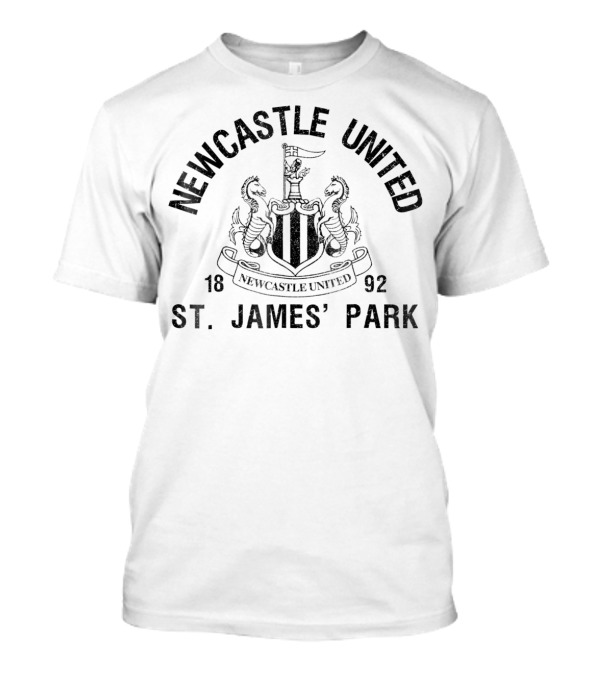 Newcastle United 1892 St James' Park Badge Grey T-Shirt