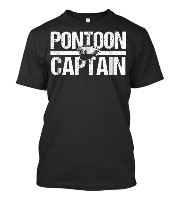 Pontoon Captain Nautic Tri Toons Family Boat Hat T-Shirt