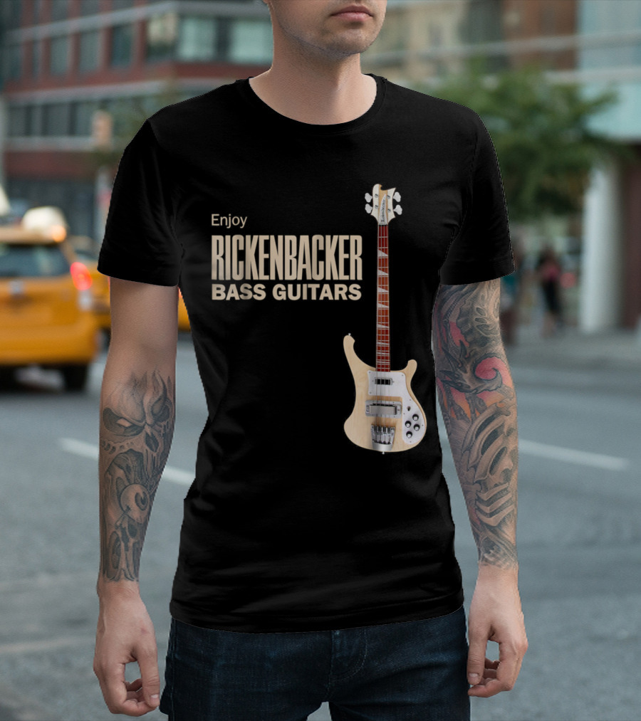 Enjoy Rickenbacker Bass Guitars T-Shirt