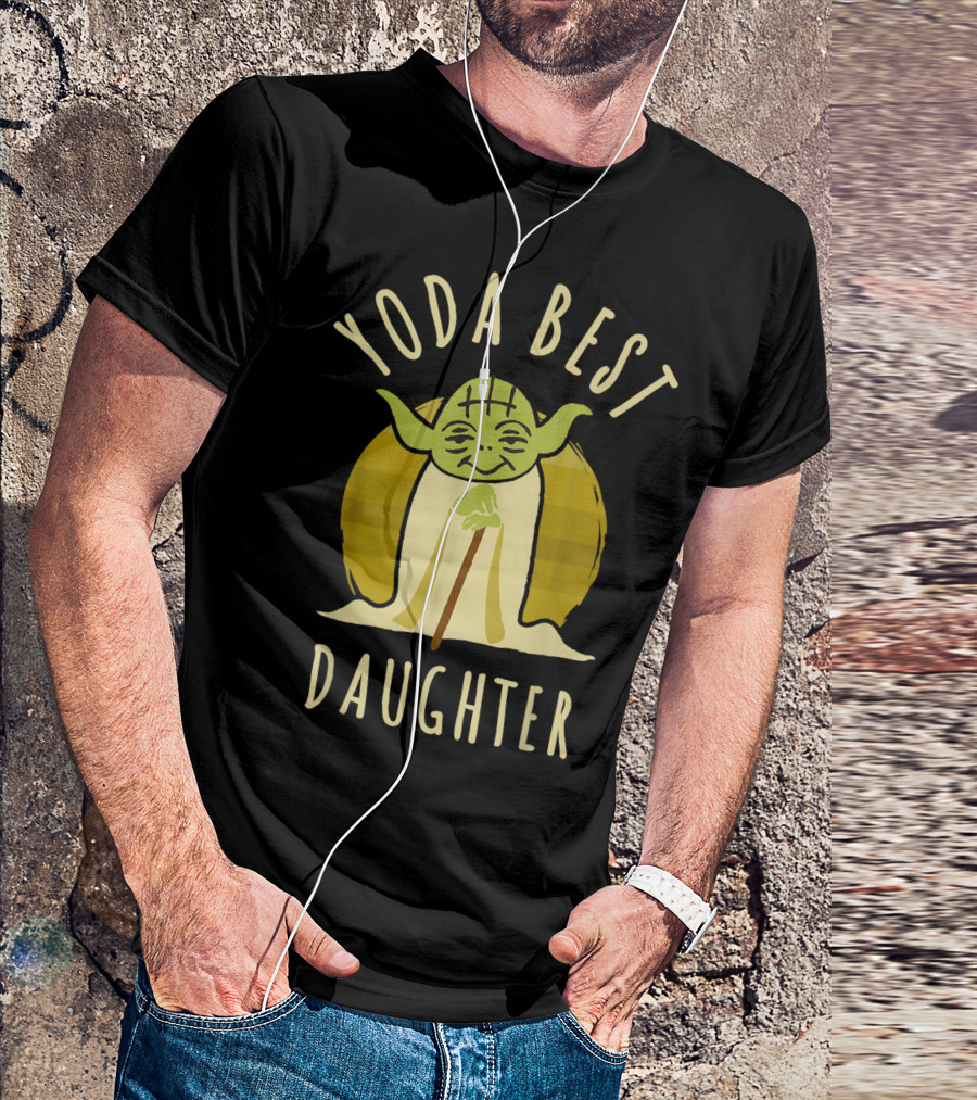 Yoda Best Daughter Cartoon Yoda Star Wars T-Shirt