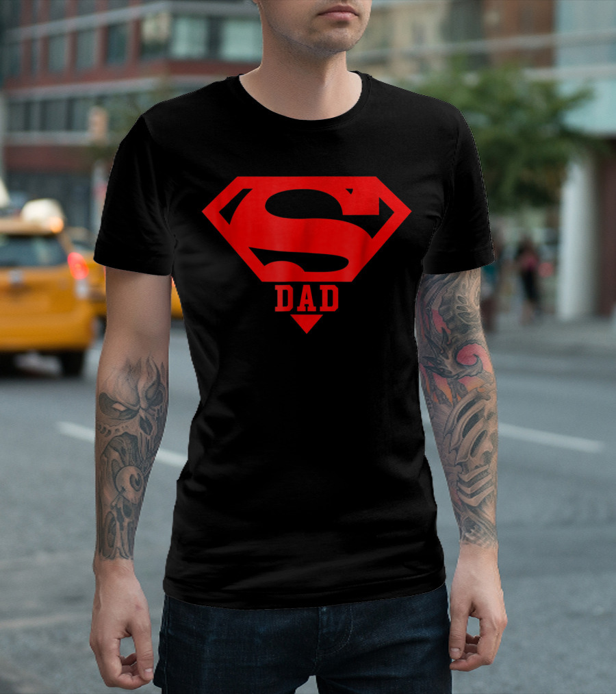 Superdad Superman Logo Dad T-Shirt