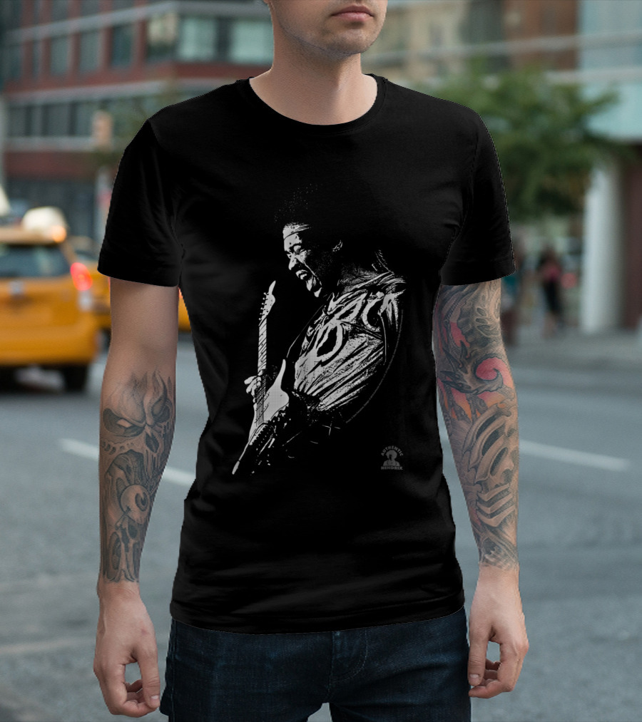 Jimi Hendrix Freedom Rock And Roll Hall Of Fame T-Shirt