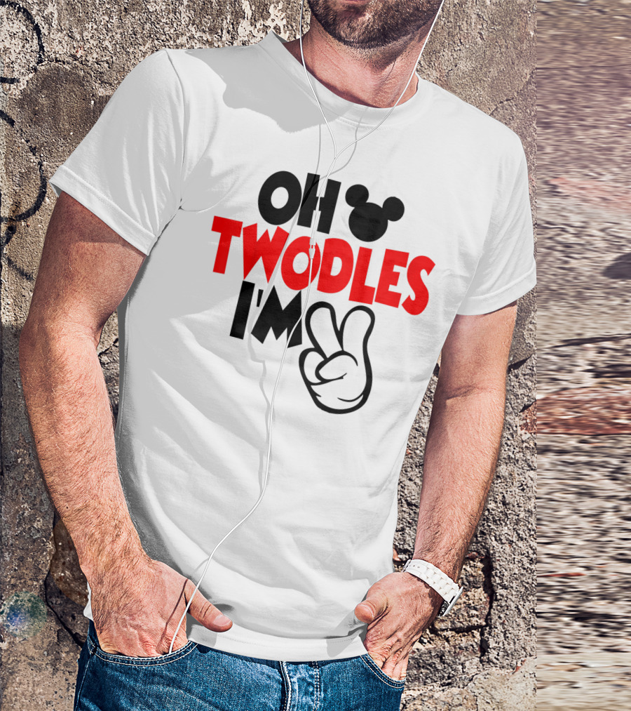Oh Twodles I'm Two Year Old Birthday T-Shirt