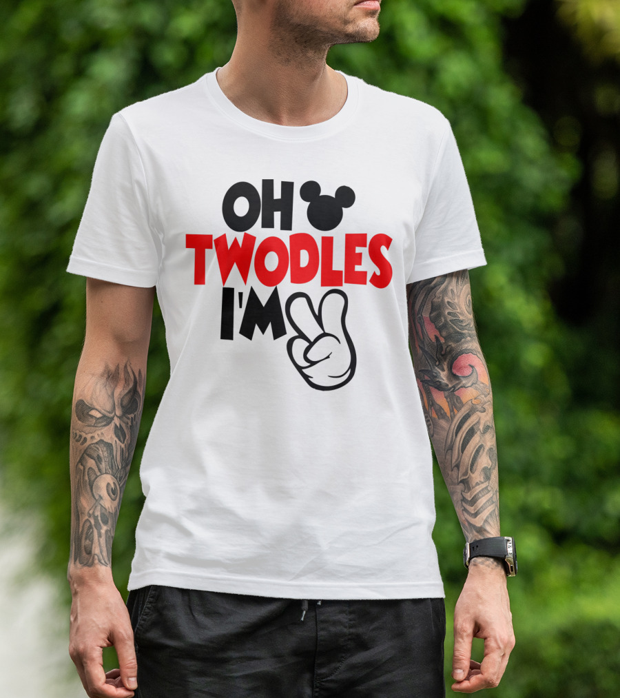 Oh Twodles I'm Two Year Old Birthday T-Shirt