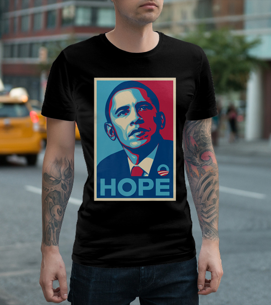 Obama HOPE Poster Iconic Election Campaign T-Shirt
