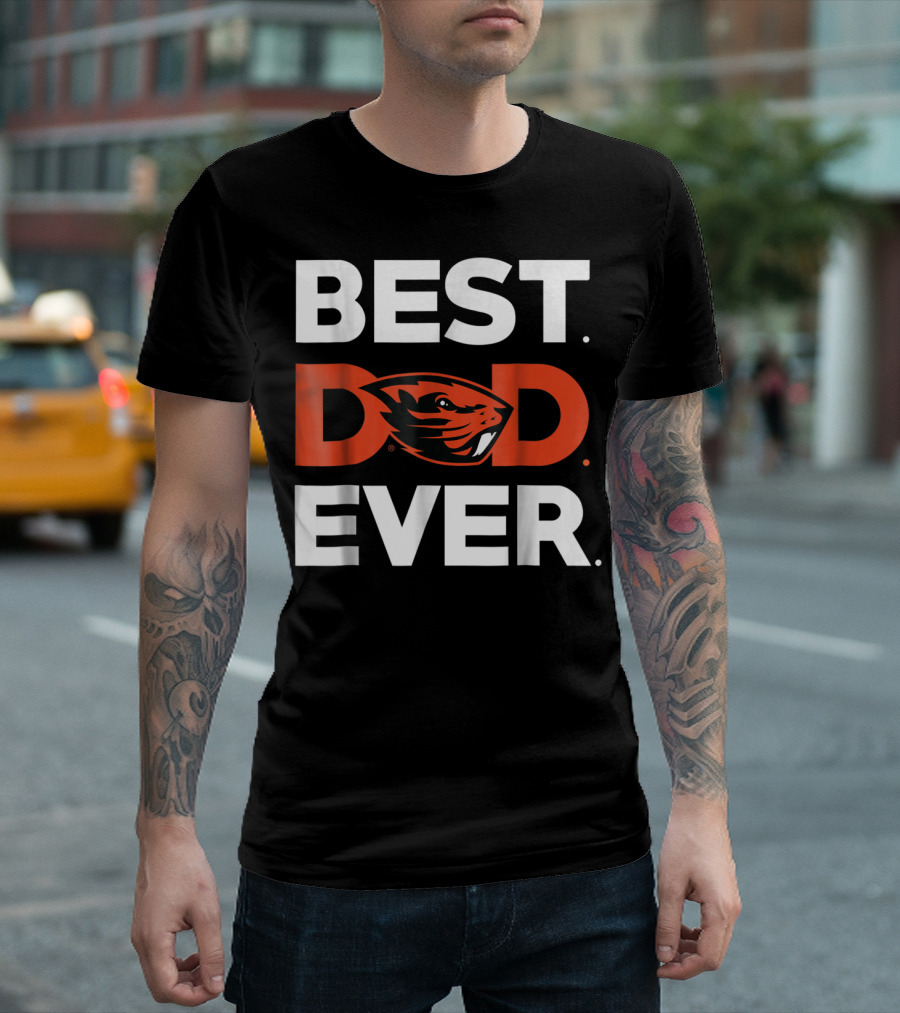 Oregon State Beavers Best Dad Ever T-Shirt