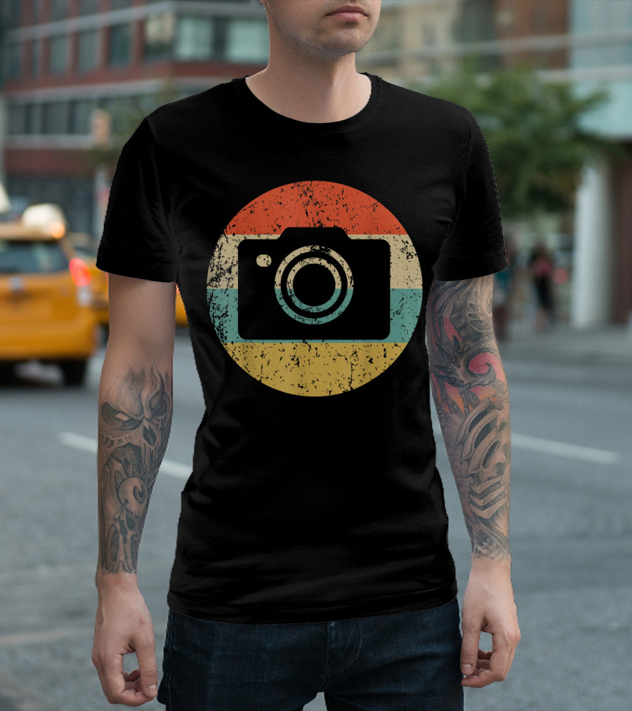 Vintage Camera Retro Photography T-Shirt