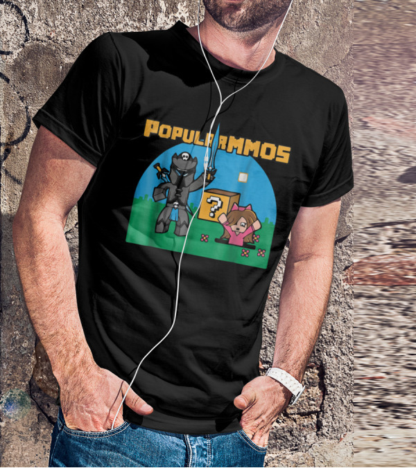 Popularmmos Meets Pixel Adventure With Jen T-Shirt