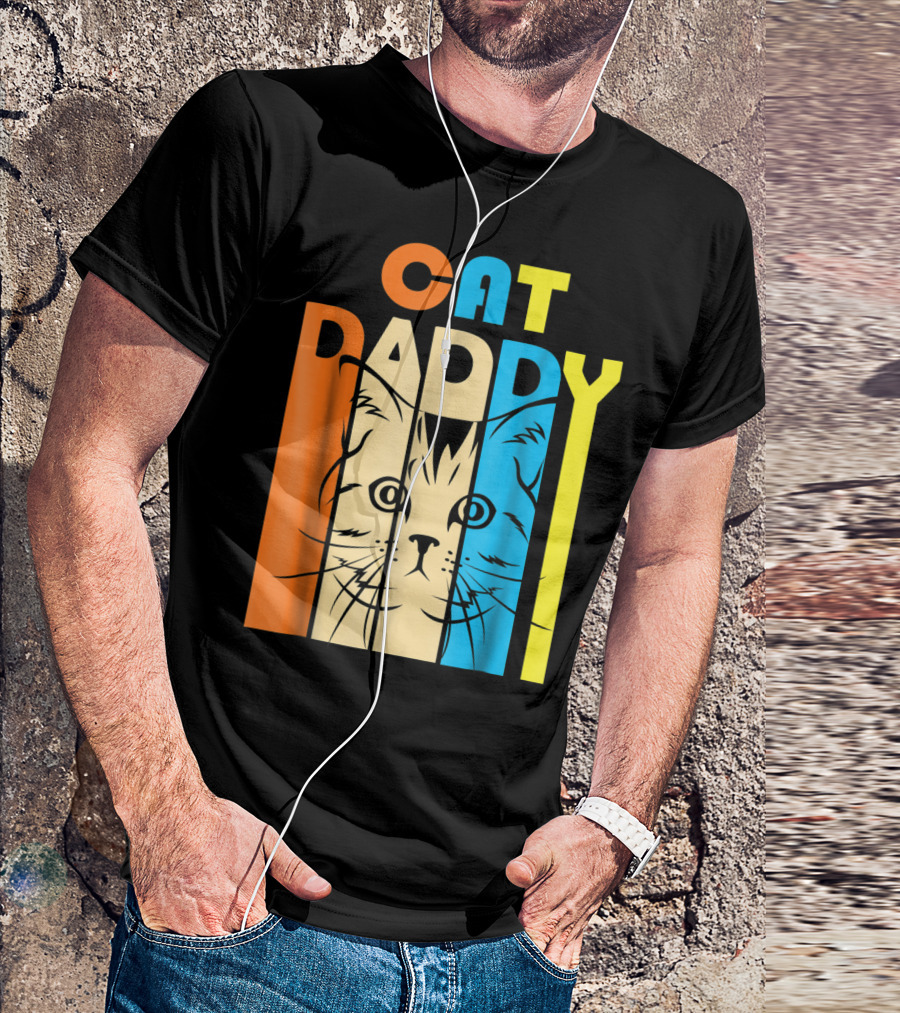 CAT DADDY Retro Vintage T-Shirt