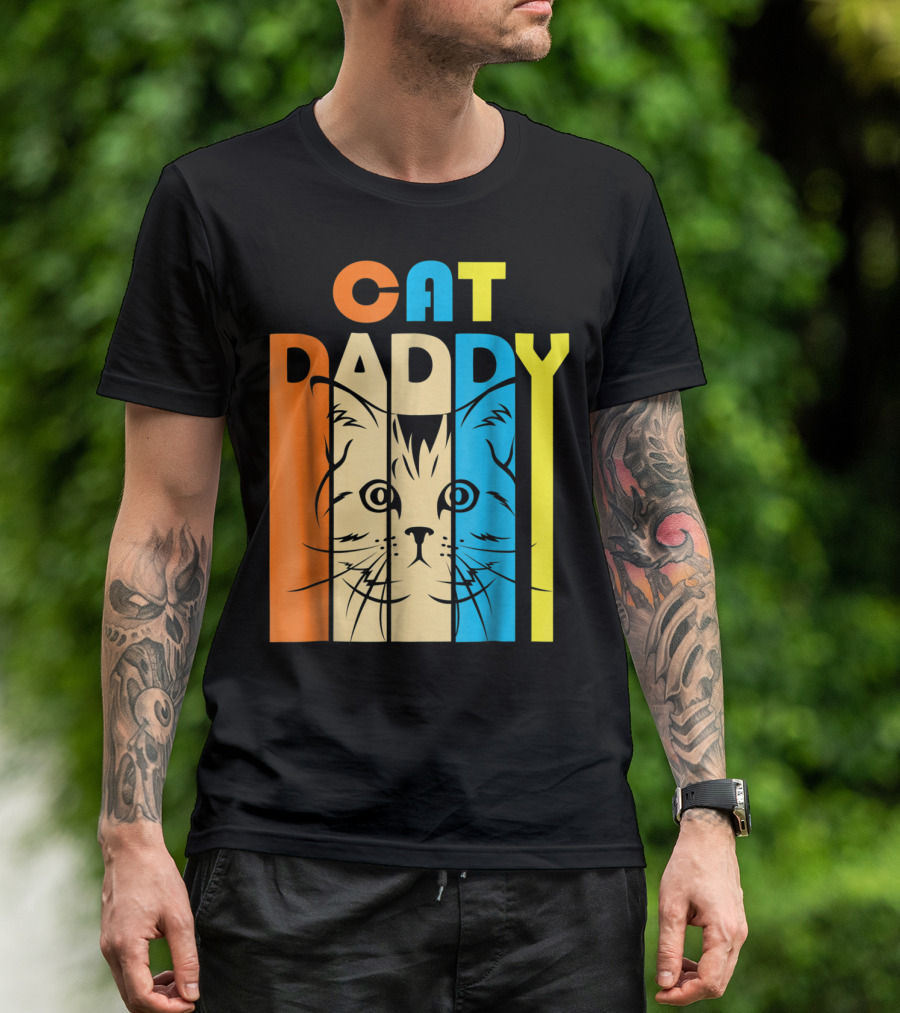 CAT DADDY Retro Vintage T-Shirt