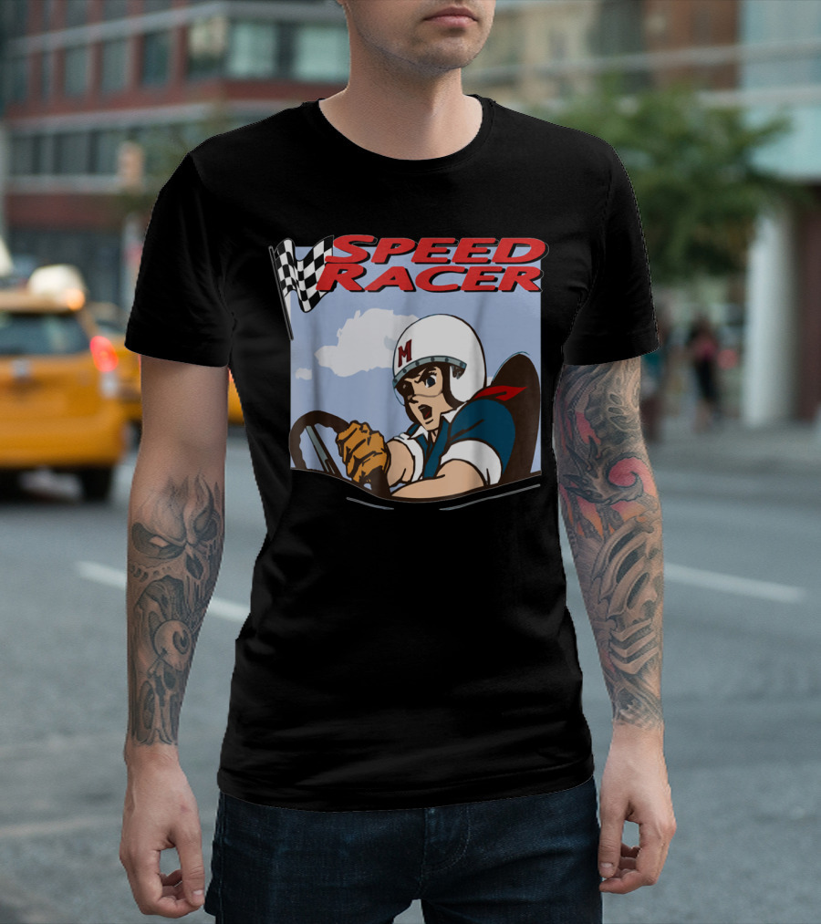 Speed Racer Classic Cartoon Driver Racing Adventure T-Shirt