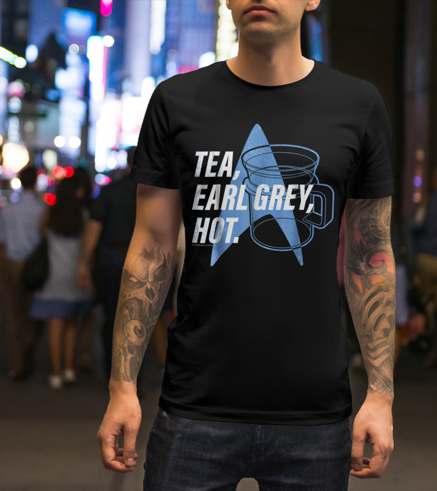 Star Trek Next Generation Tea Earl Grey Hot Vintage Logo Mug T-Shirt