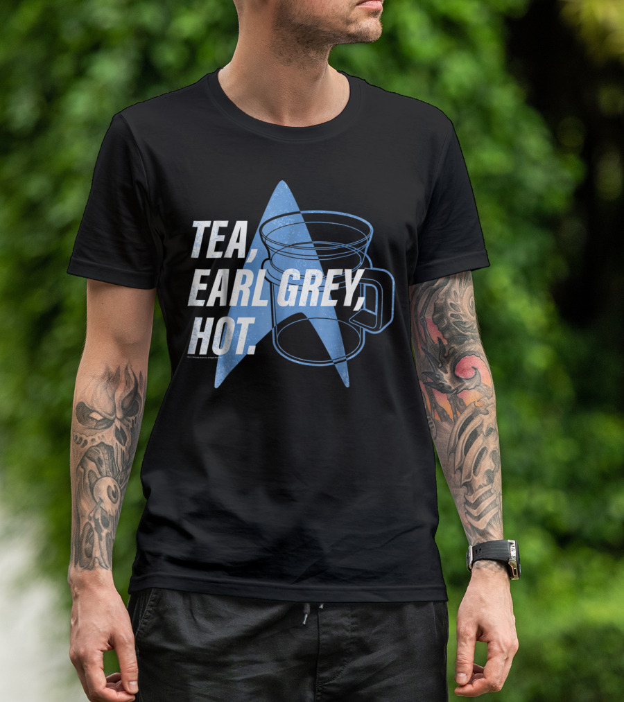 Star Trek Next Generation Tea Earl Grey Hot Vintage Logo Mug T-Shirt