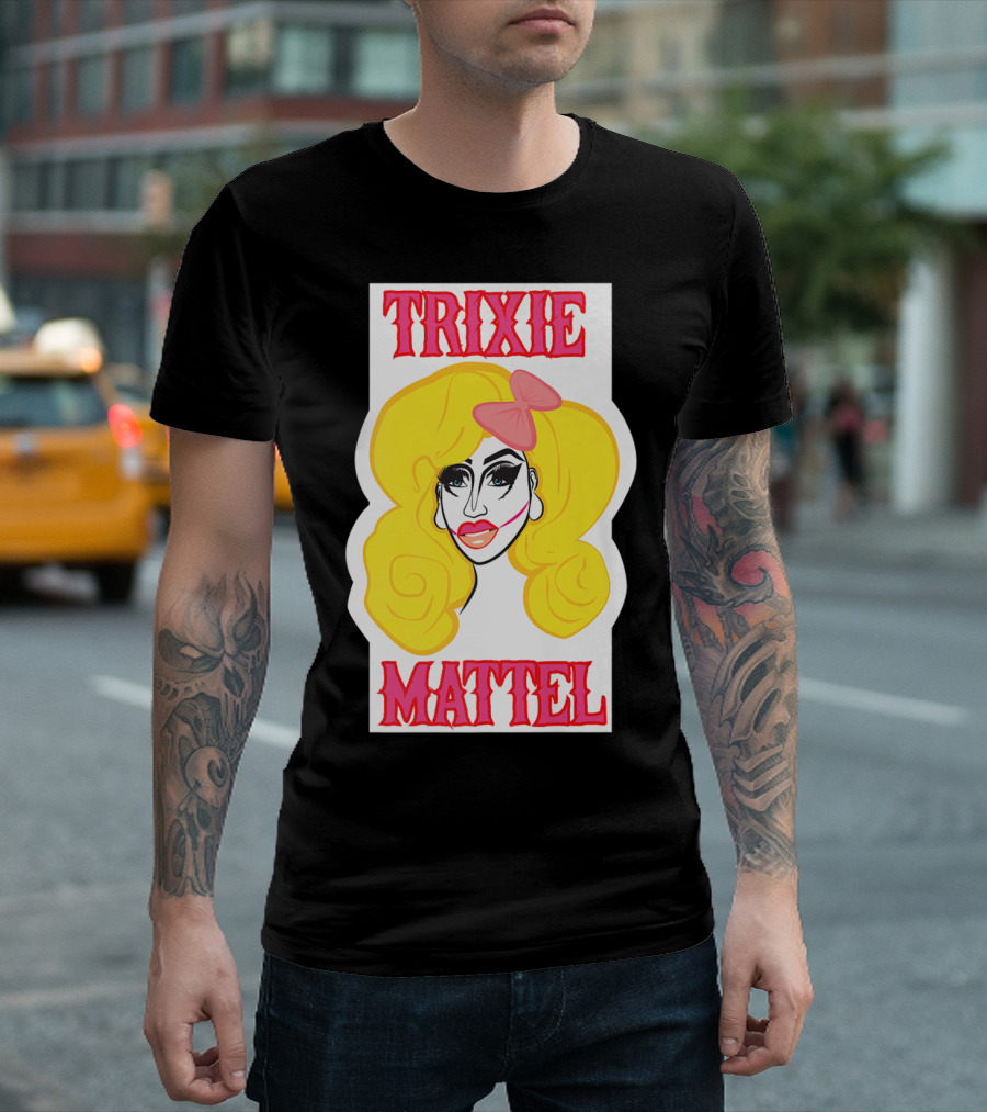 Trixie Mattel Drag Merch Skinny Legend Bow T-Shirt