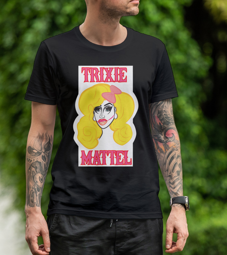 Trixie Mattel Drag Merch Skinny Legend Bow T-Shirt