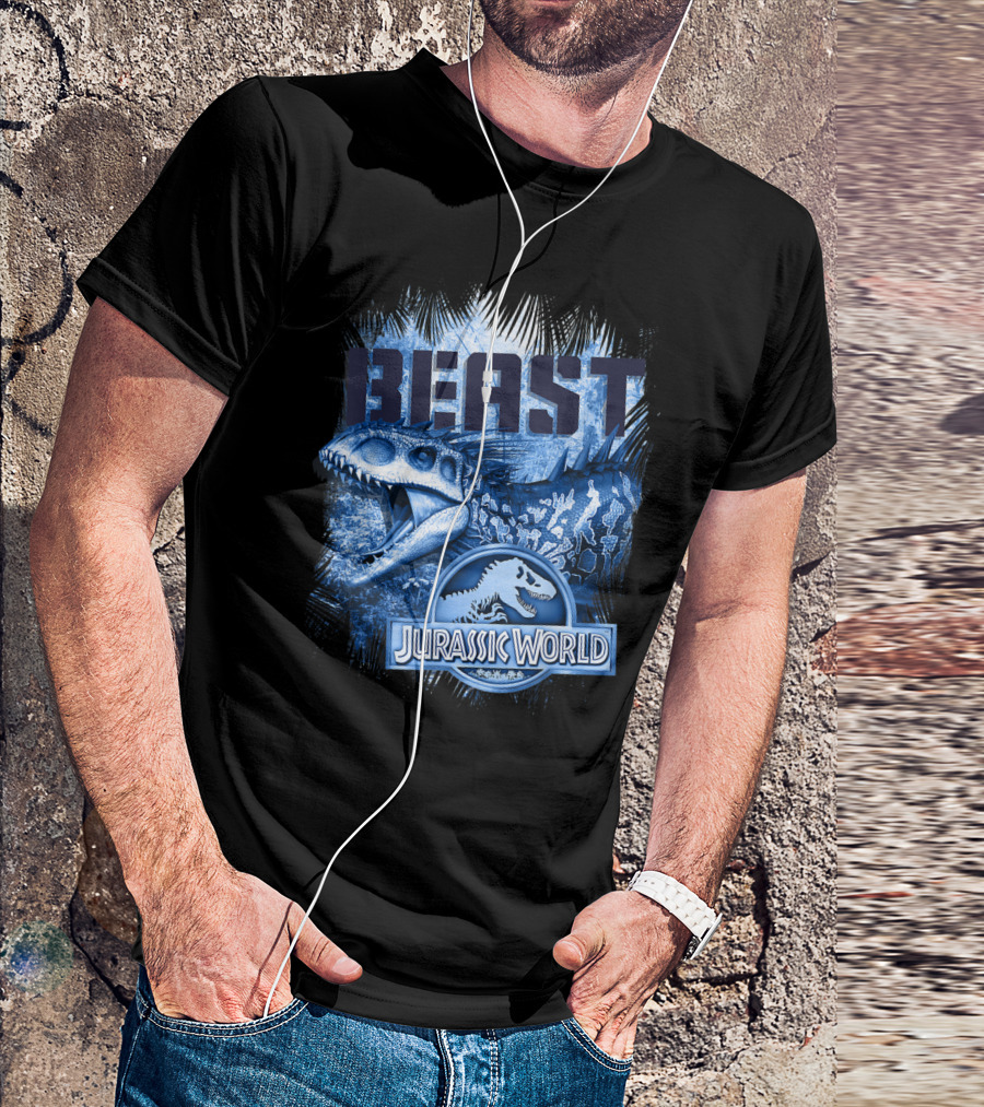 Jurassic World Beast Dinosaur Palms T-Shirt