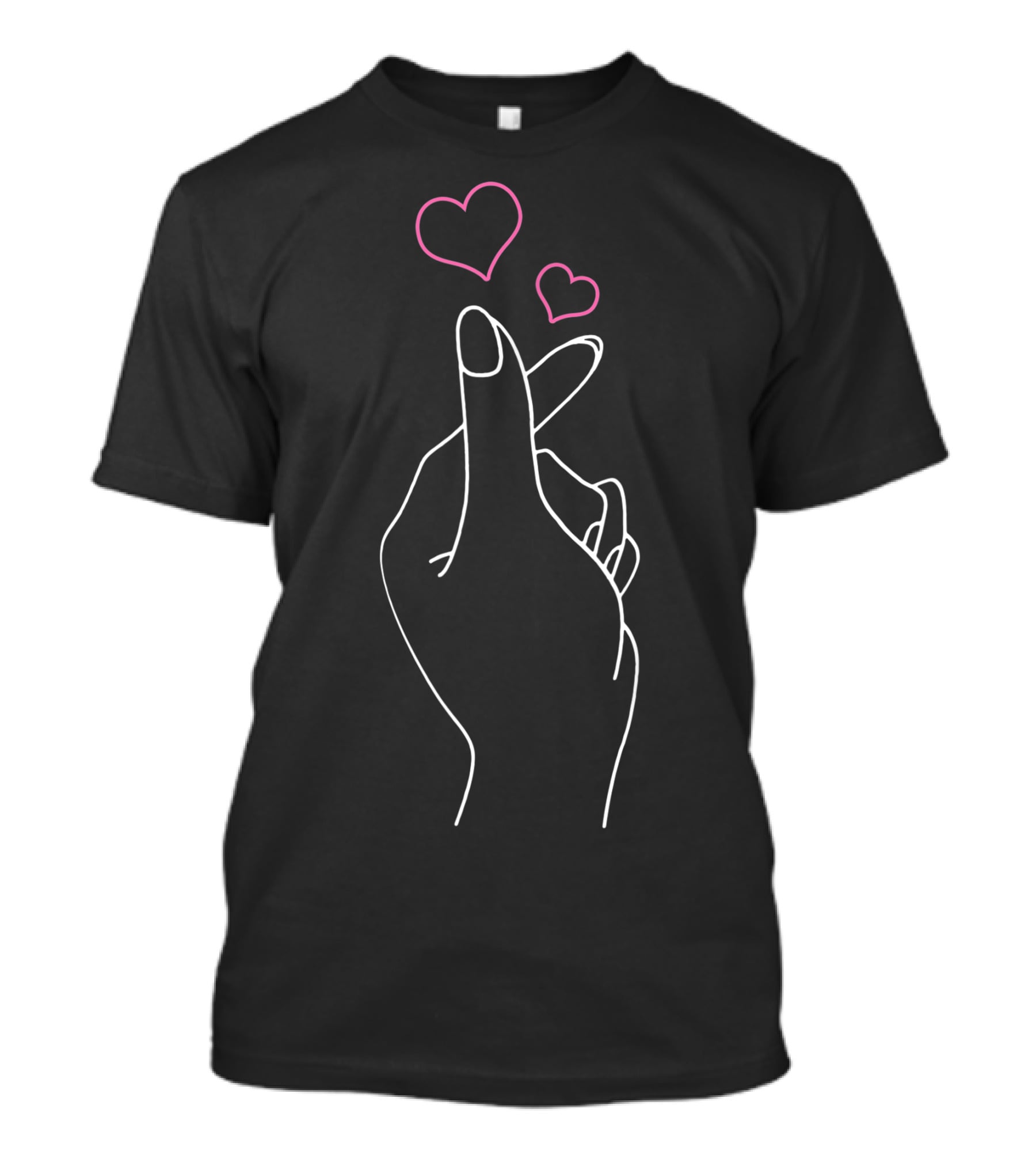 Kpop Heart Gesture Kdrama Korean Pop Music T-Shirt