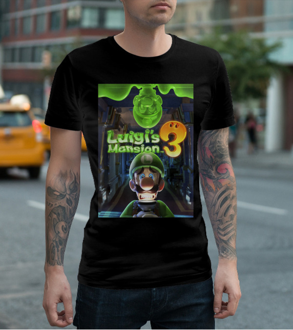 Luigi's Mansion 3 Luigi Ghostly Adventure T-Shirt