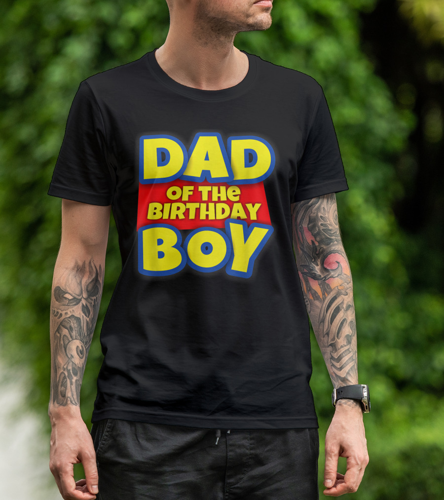 Dad Of The Birthday Boy Toy Story Inspired T-Shirt