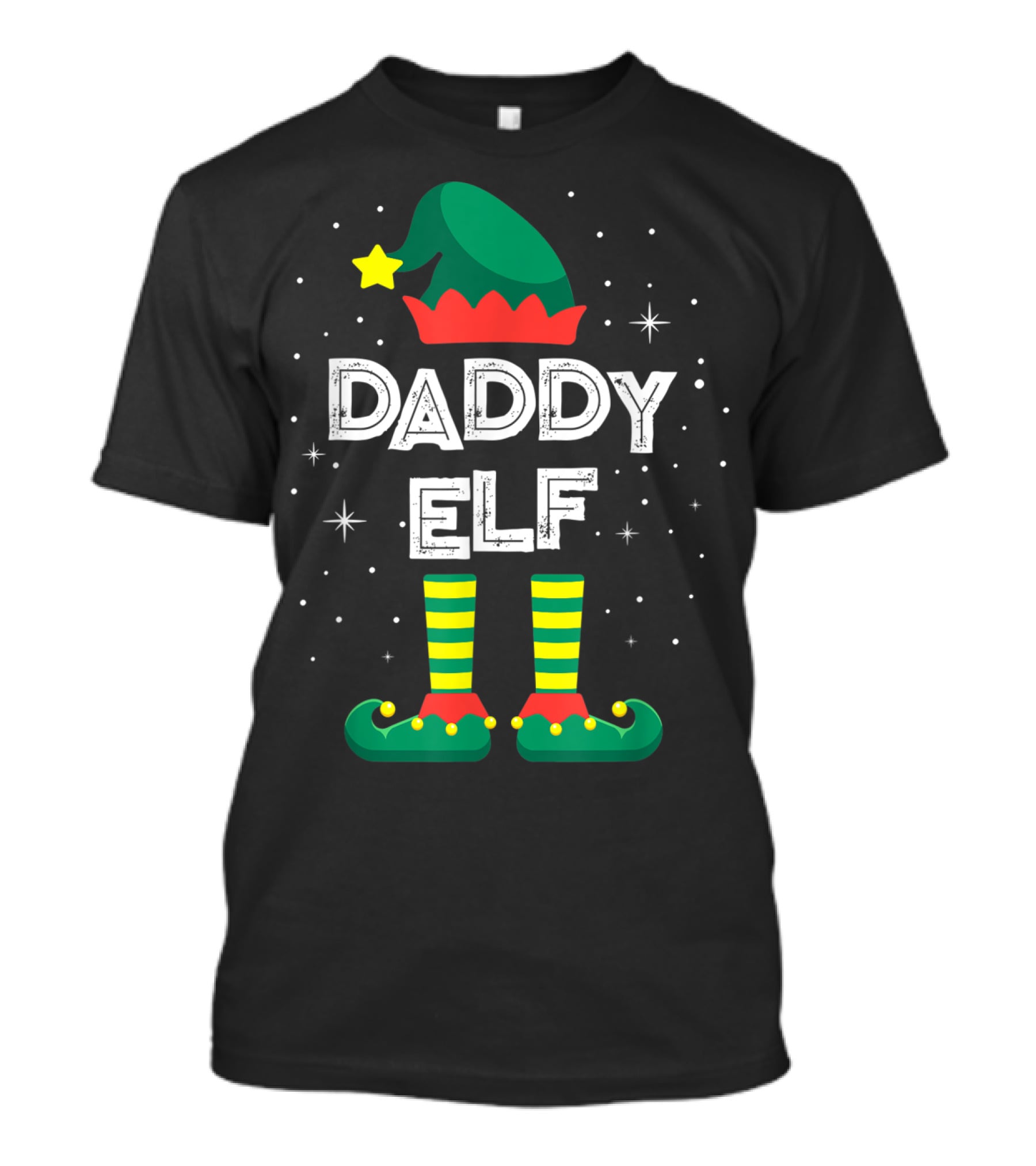 Daddy Elf Funny Family Holiday Christmas T-Shirt