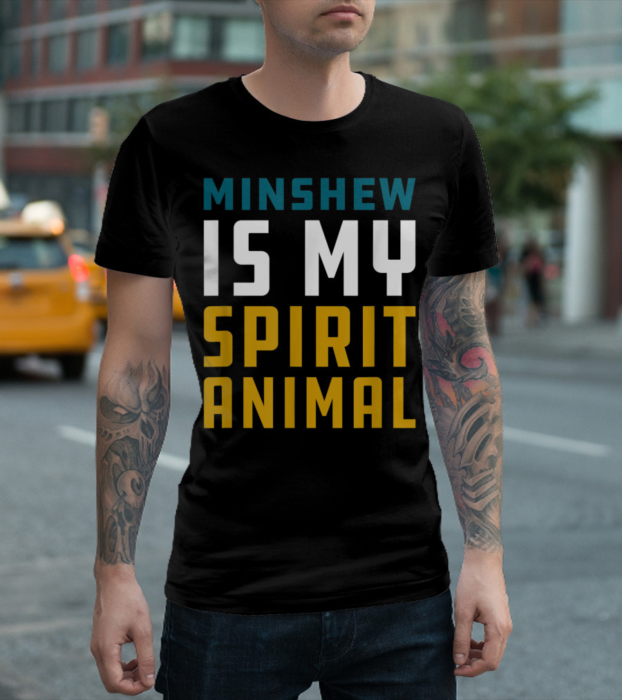 Minshew Is My Spirit Animal Mens Shirt Sports T-Shirt