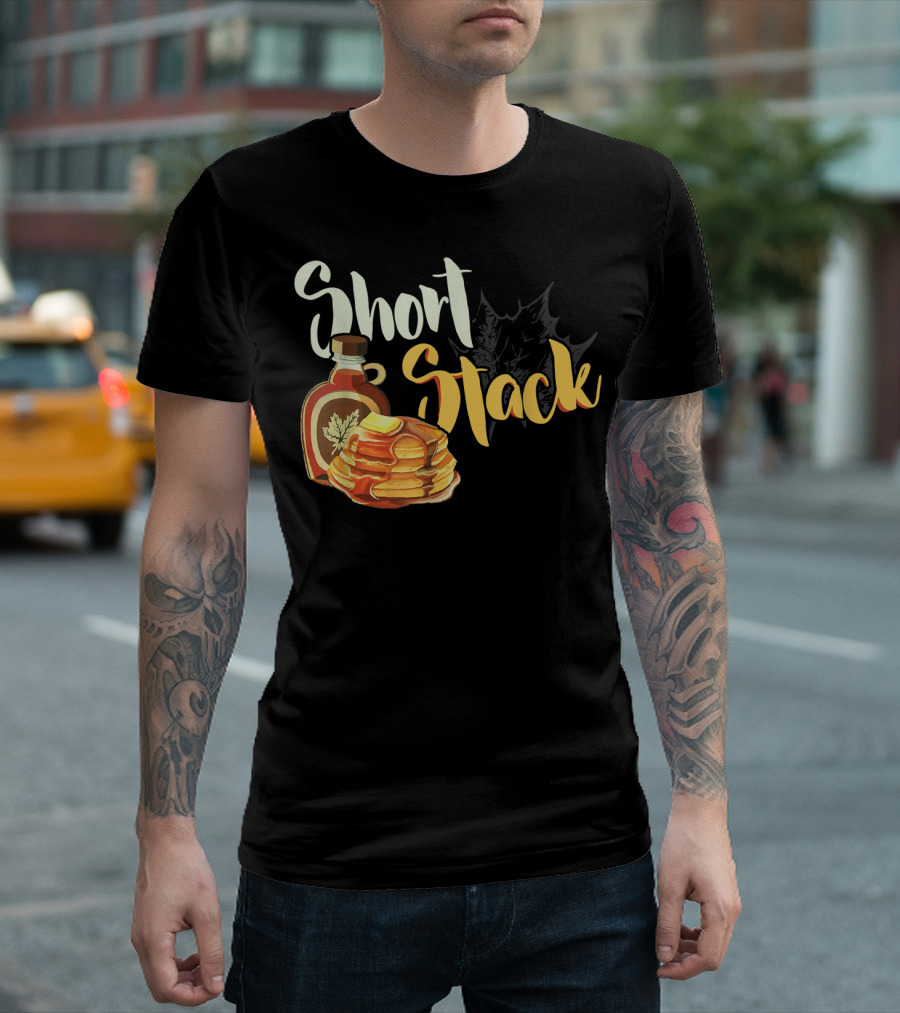 Short Stack Maple Syrup Pancakes T-Shirt
