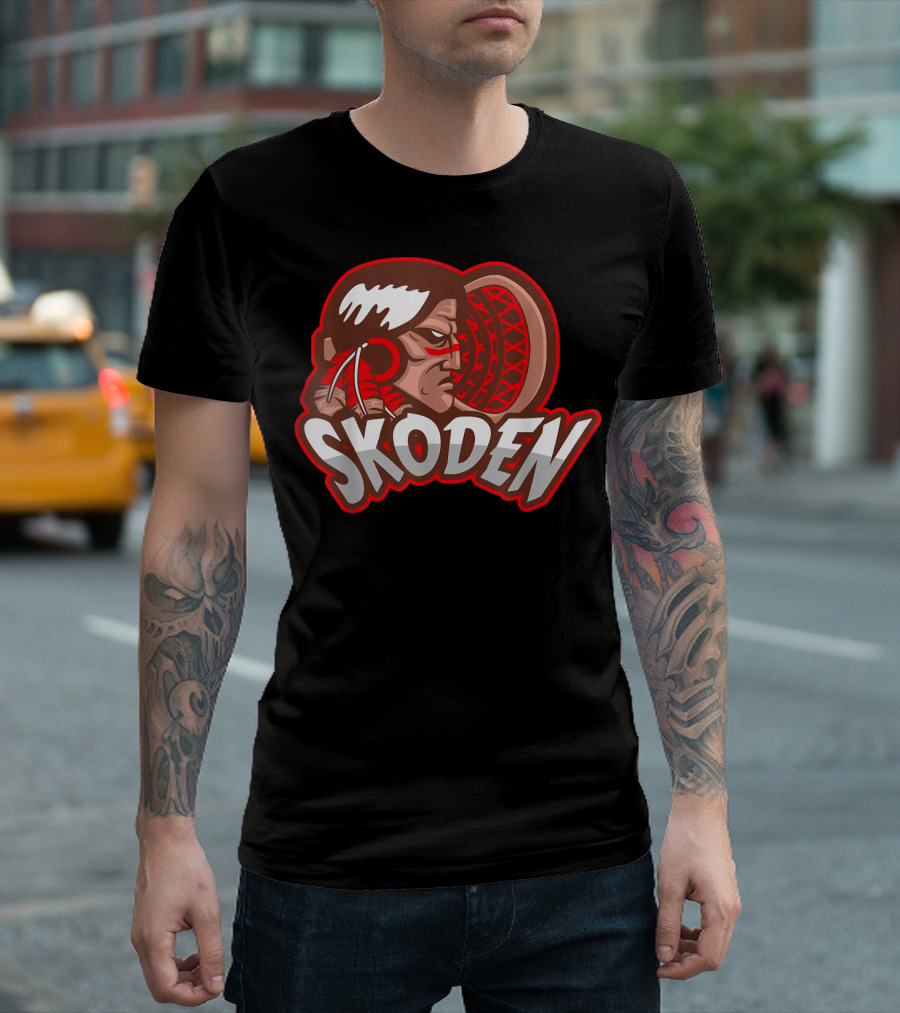 Skoden Stickball Lacrosse Let's Go Then Native American Inspired T-Shirt