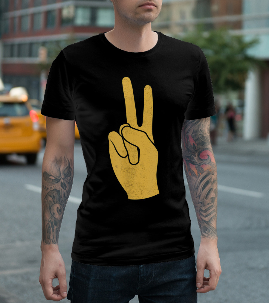 Southern California Victory Yellow Peace Sign T-Shirt