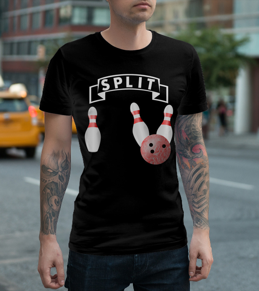 Split Tenpin Bowling T-Shirt