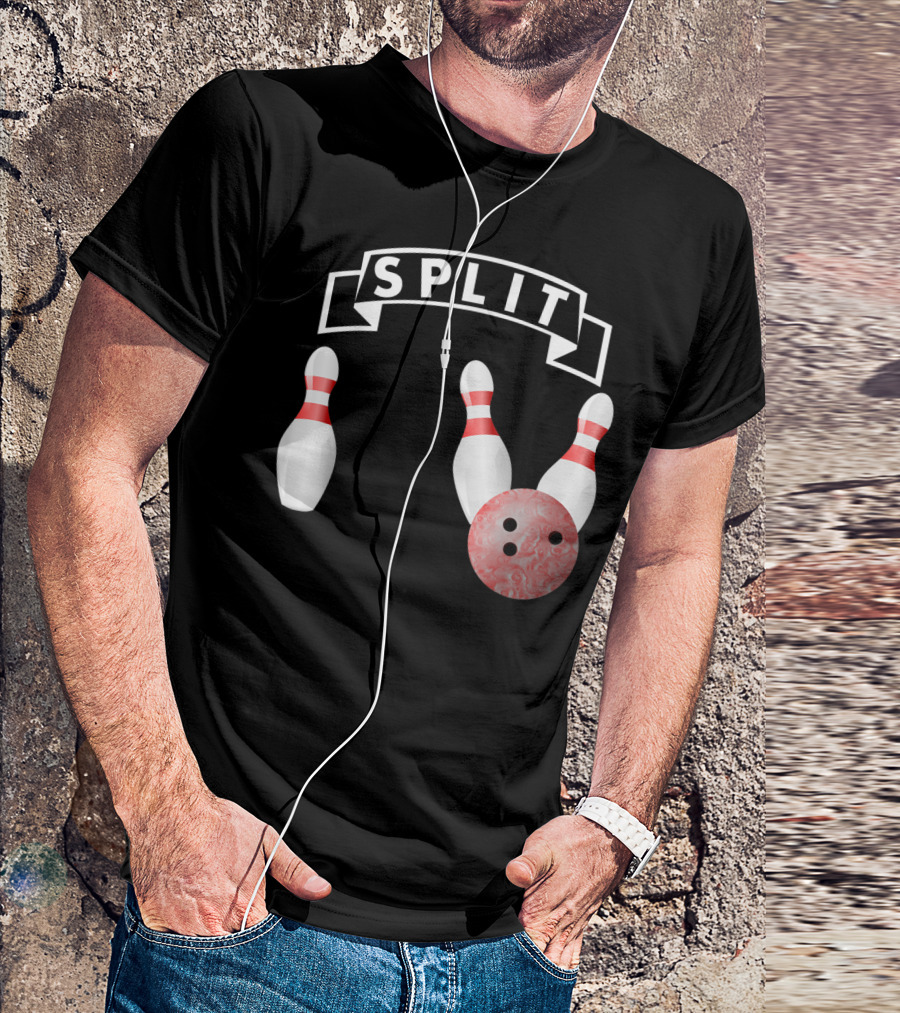 Split Tenpin Bowling T-Shirt