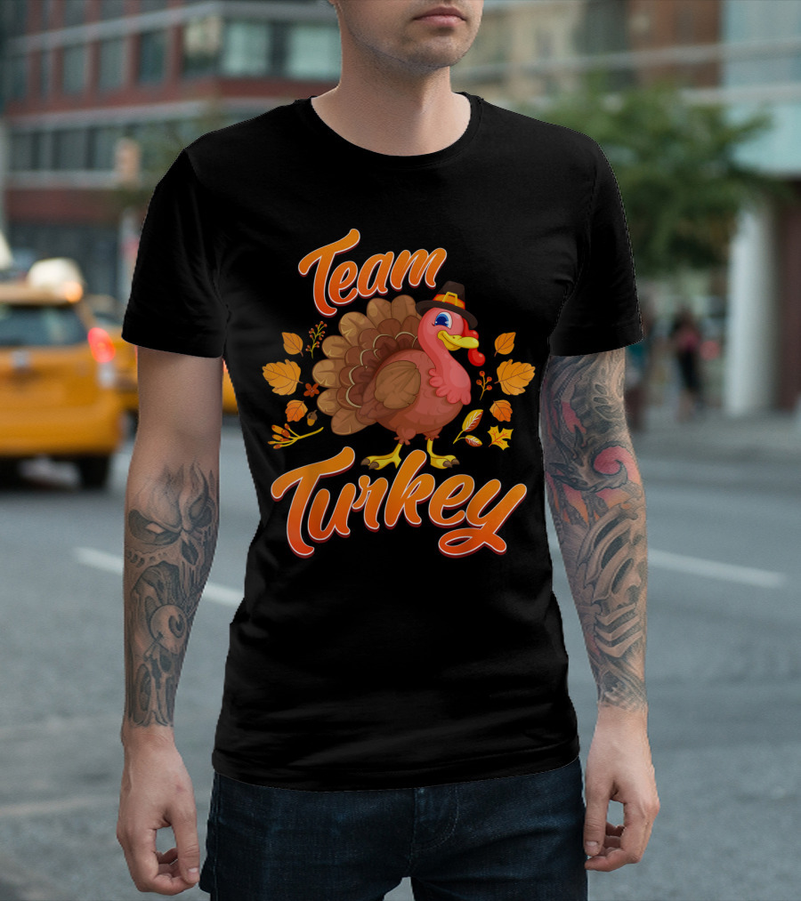Team Turkey Thanksgiving Family T-Shirt