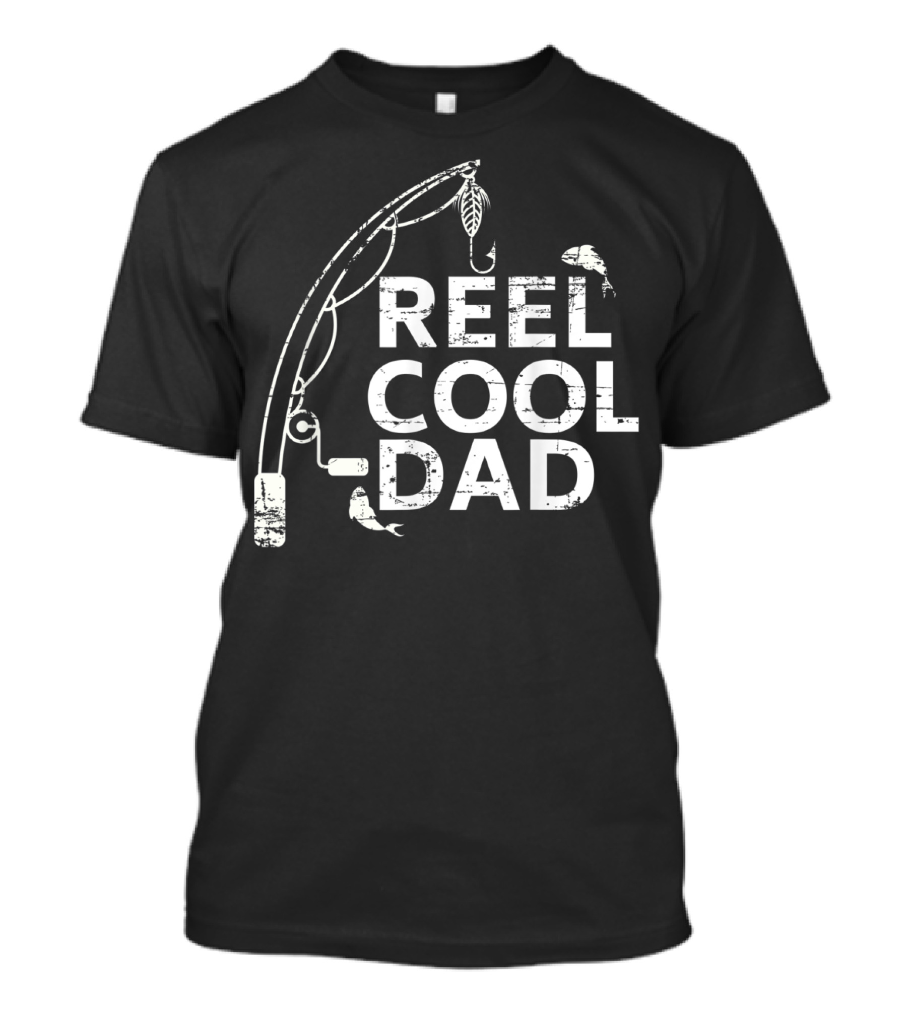 Reel Cool Dad Fishing Father's Day Papa T-Shirt