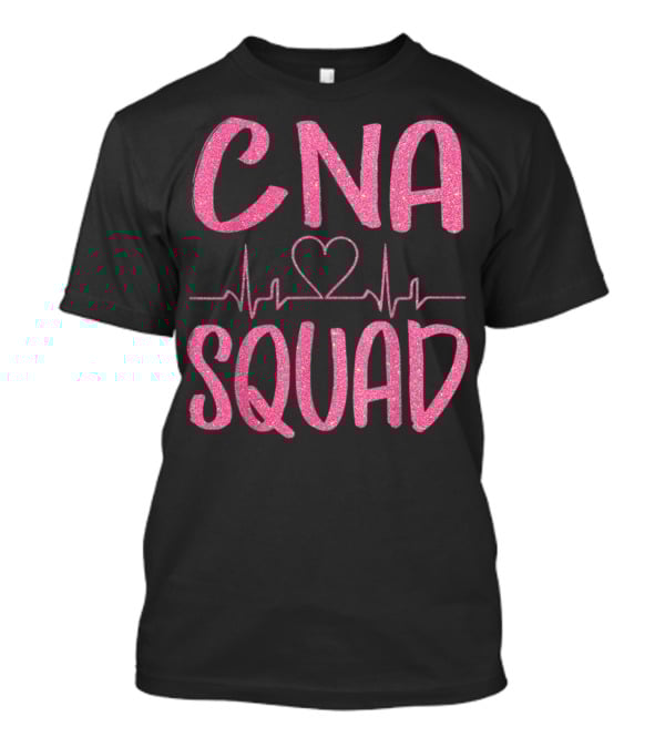 CNA Squad Heartbeat Love Certified Nursing Assistant T-Shirt