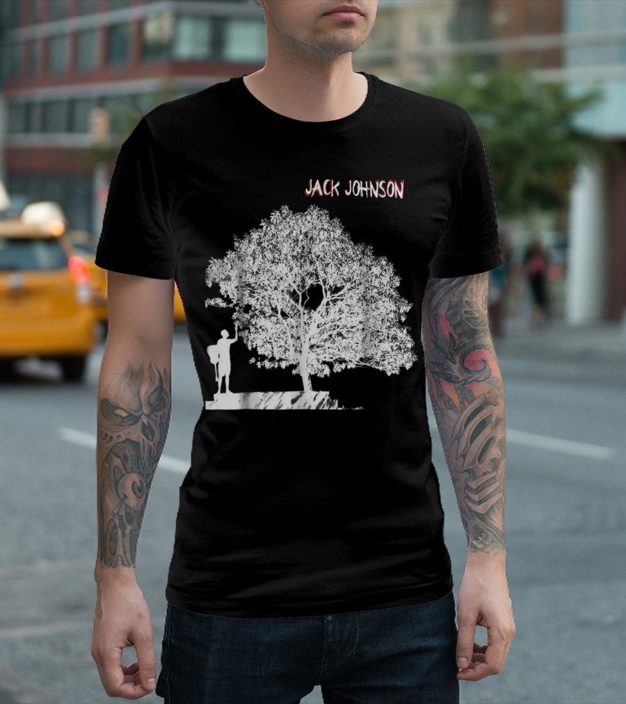 Jack Johnson Silhouette Under Tree T-Shirt