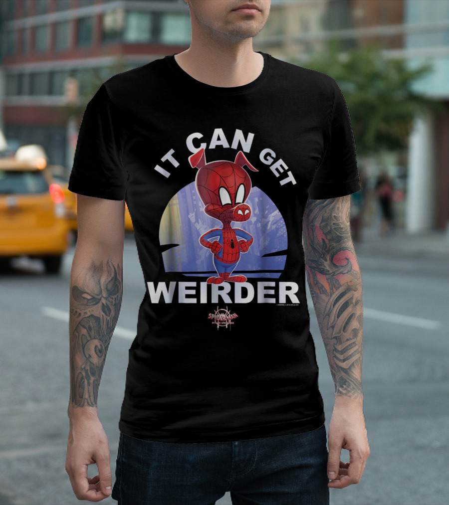 Marvel Spider Man Spiderverse It Can Get Weirder Spider Ham T-Shirt