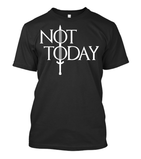 Not Today Vintage Cosplay Sword T-Shirt